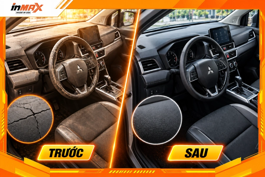 Phim cách nhiệt Inmax loại bỏ 99.9% tia UV, bảo vệ nội thất bền đẹp