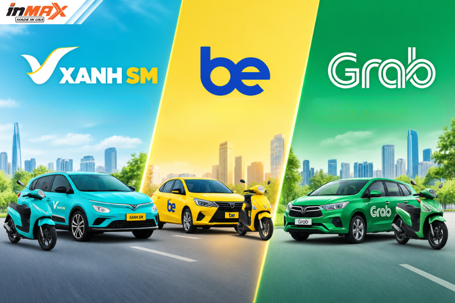 So sánh Xanh SM với các hãng xe công nghệ khác